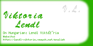 viktoria lendl business card